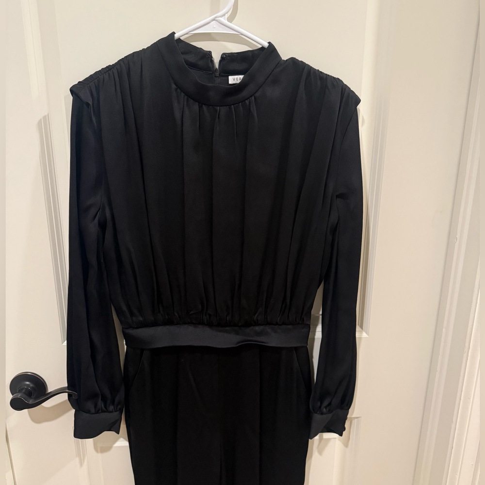 Veronica Beard Kavia Jumpsuit Black Size 0 Long Sleeve - Picture 7 of 12